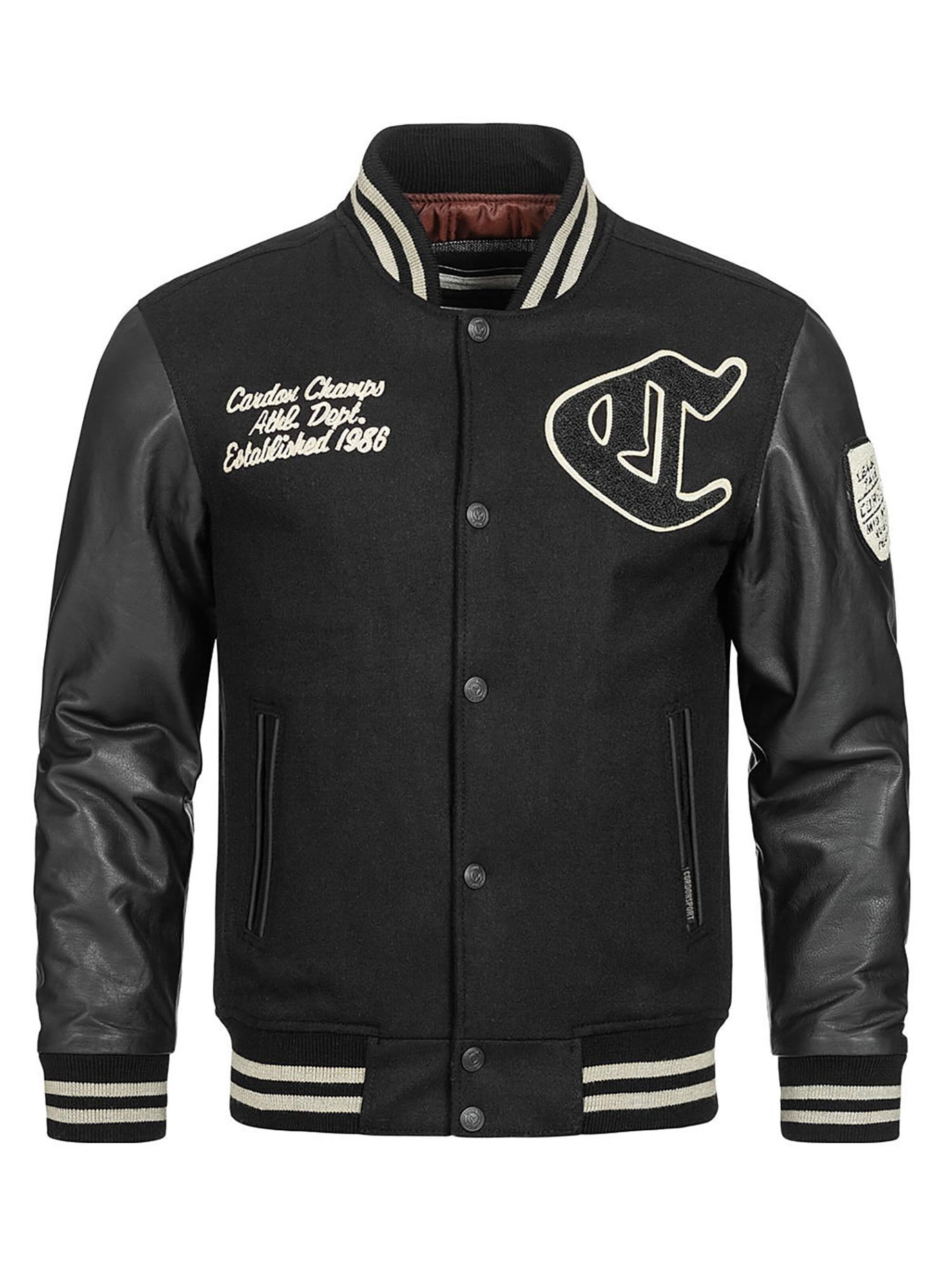 Cordon Sport Winterjacke 'Team'‌‌‌‌‌‌‌‌‌‌ in Schwarz: Vorderseite