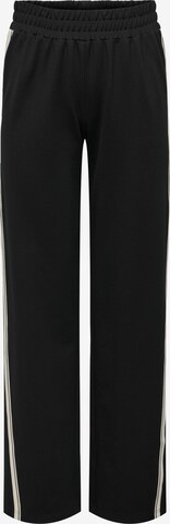 ONLY Wide leg Παντελόνι 'POPTRASH-SUKI' σε μαύρο: μπροστά