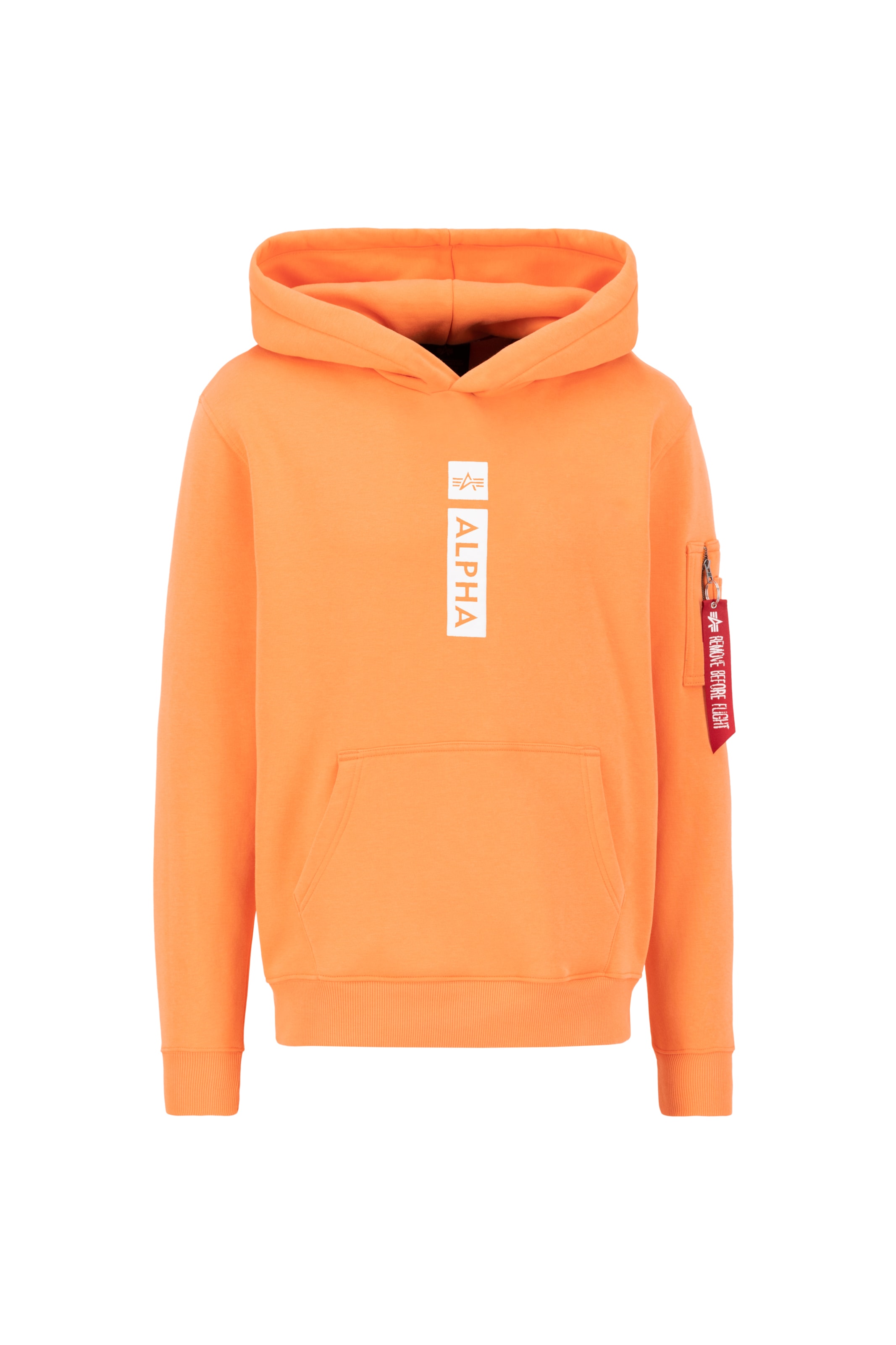 ALPHA INDUSTRIES Sweatshirt in Orange ABOUT YOU