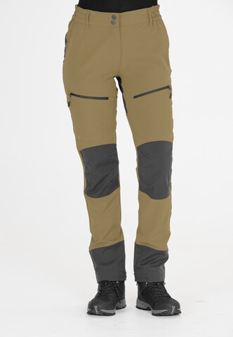 Whistler Regular Outdoorhose 'Avatar' in Grün: Vorderseite
