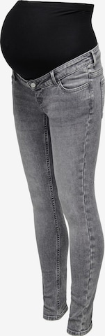 Skinny Jean 'BELLY' Only Maternity en gris