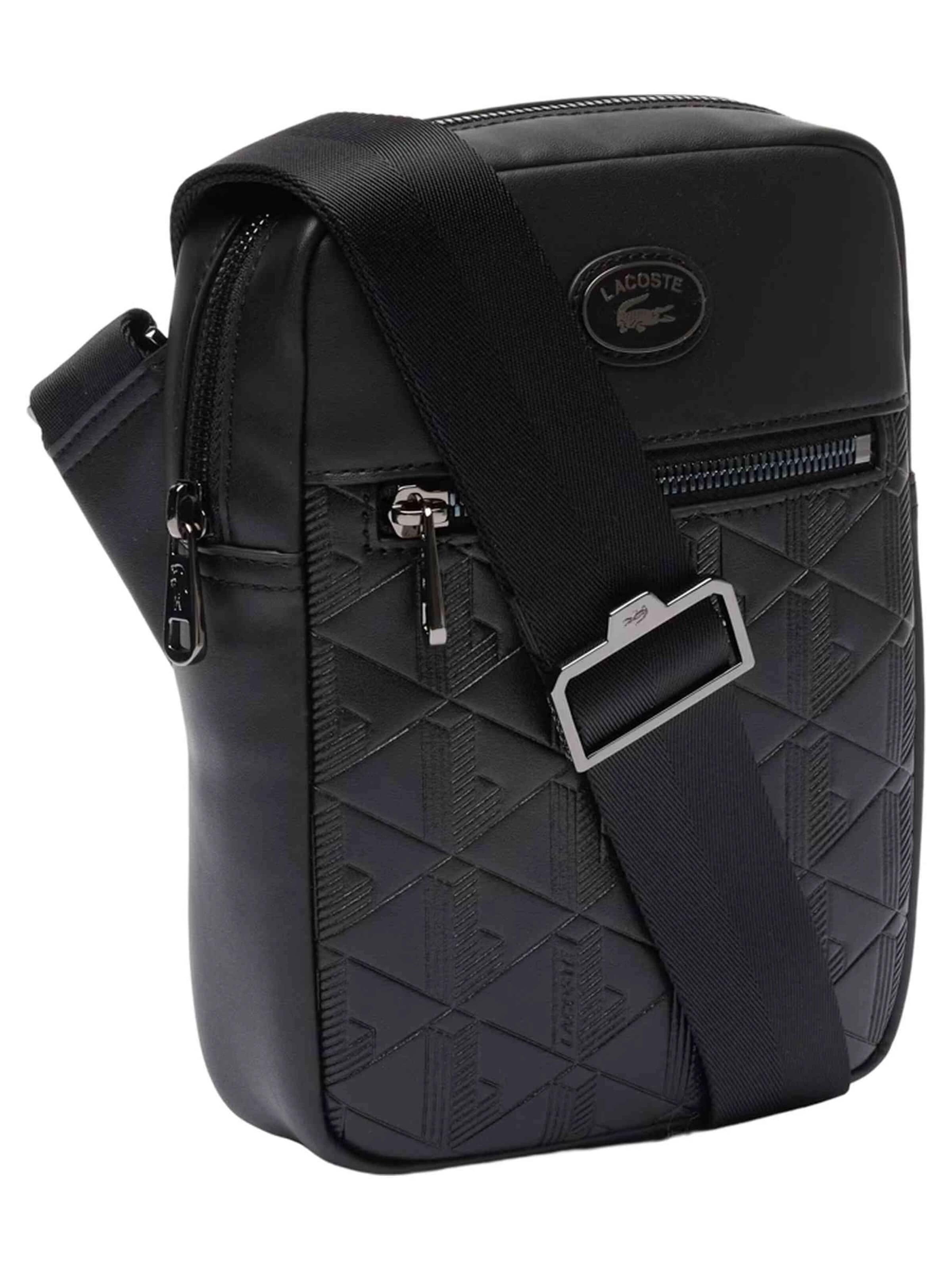 LACOSTE - Messenger en negro