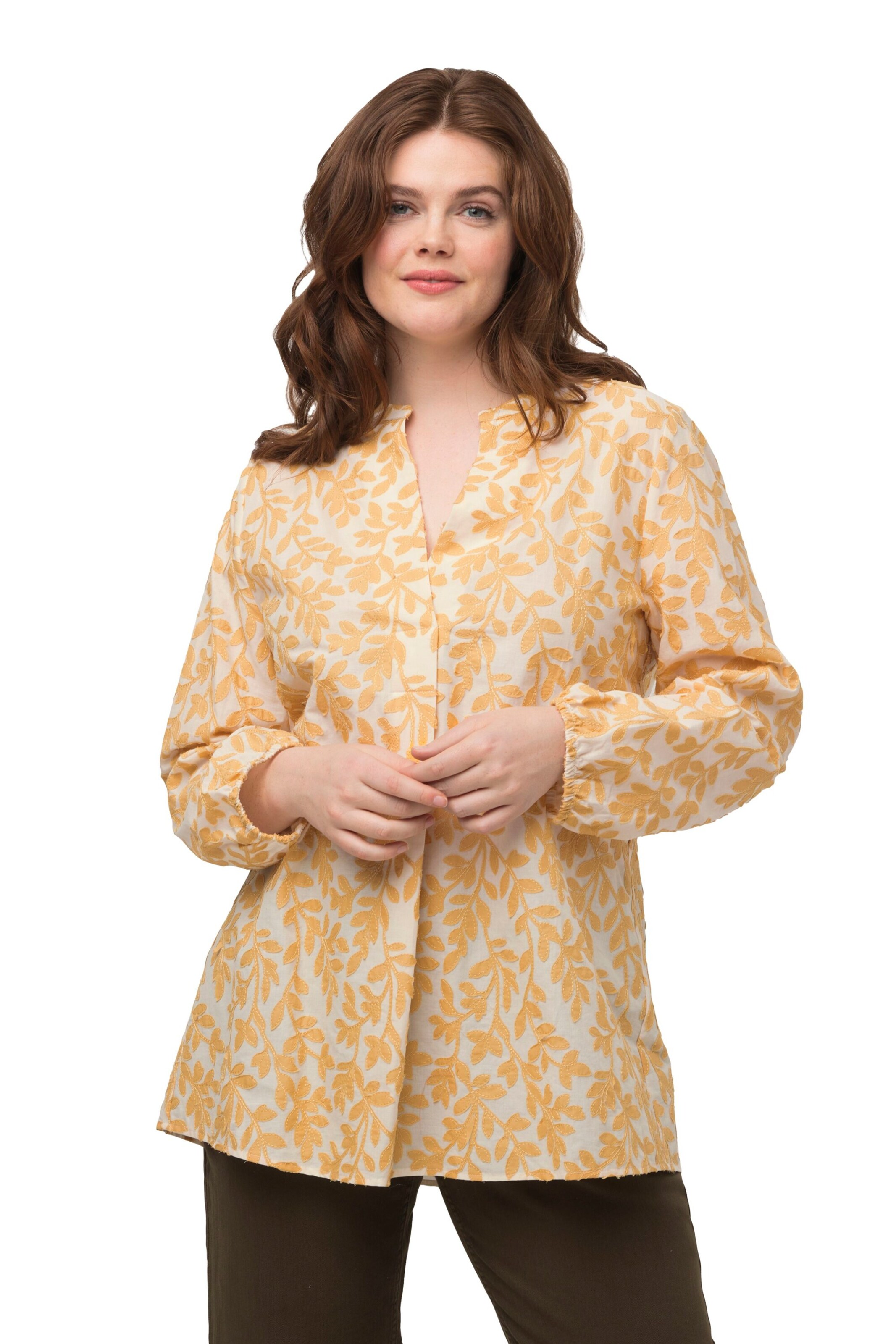 Ulla Popken Tunic in Orange: front