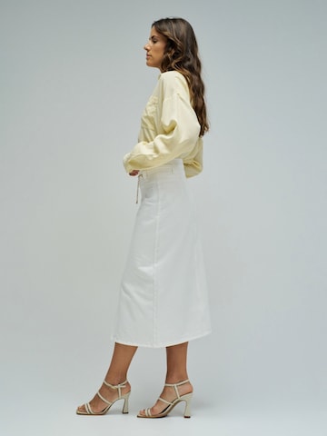 Jupe Salsa Jeans en blanc