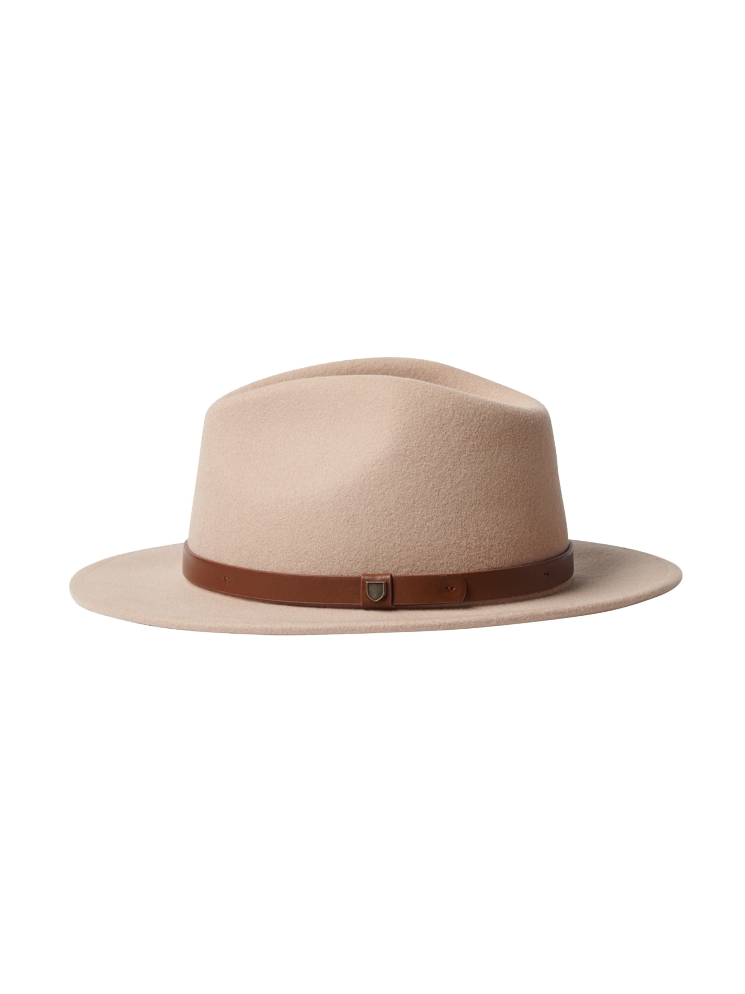 Brixton - Sombrero &#x27;MESSER FEDORA&#x27; en beige: frente