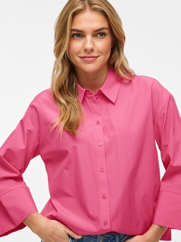 VILA Blouse 'VIBELFIE' in Roze