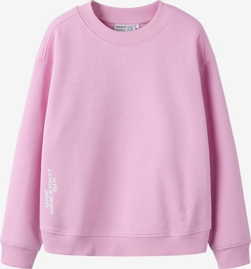 Sweat-shirt NAME IT en violet : devant