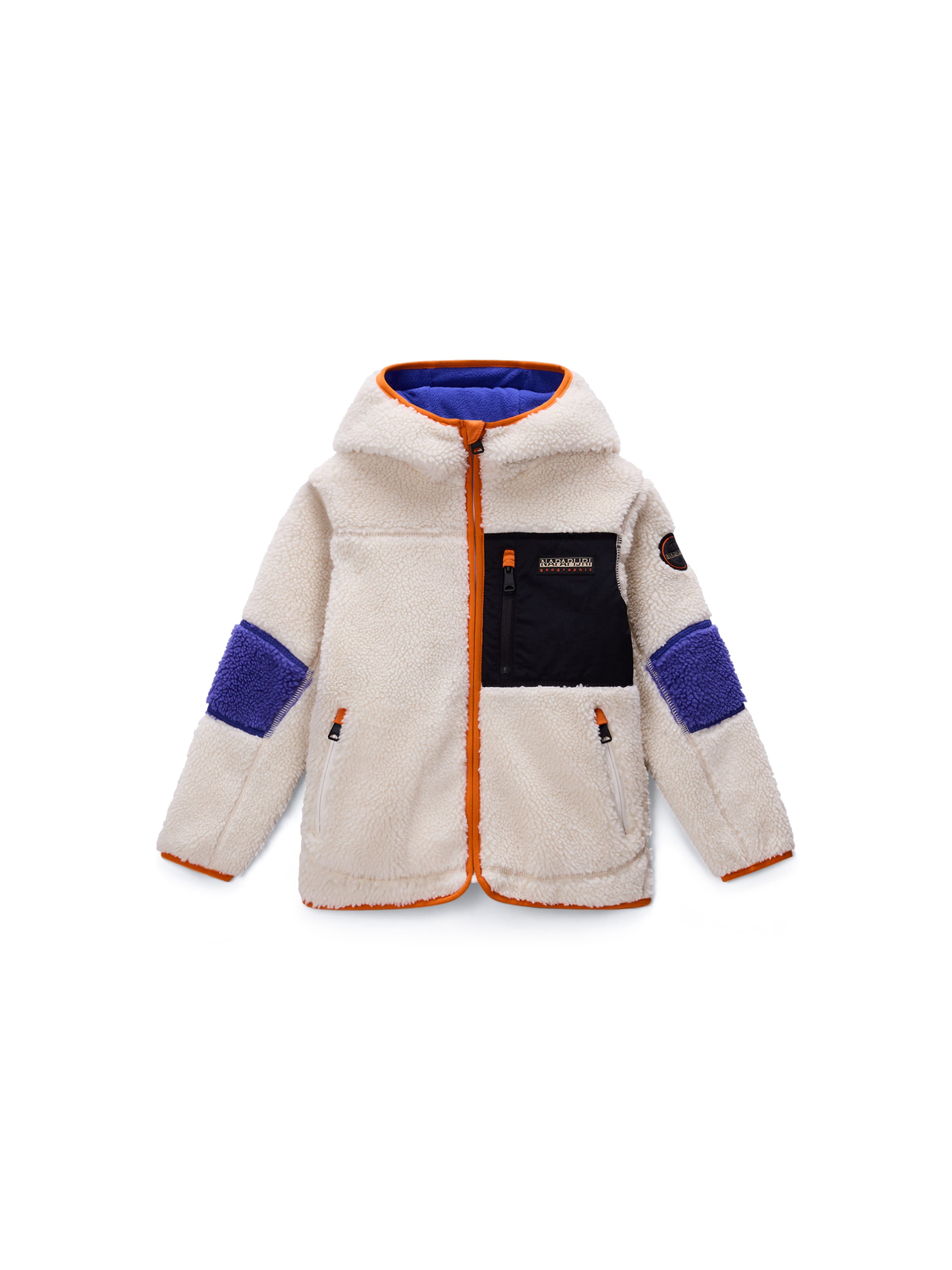 smėlio NAPAPIJRI Flisinis džemperis 'Yupik': priekis