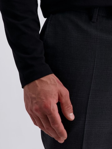 PIERRE CARDIN Regular Trousers with creases 'Ryan' in Grey