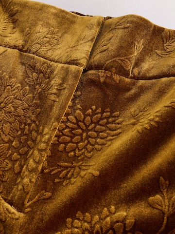 Next Wide Leg Hose in Gelb