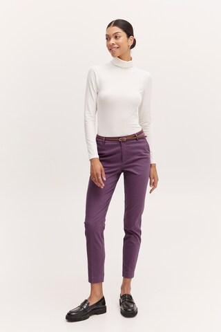 b.young Slim fit Chino Pants in Purple