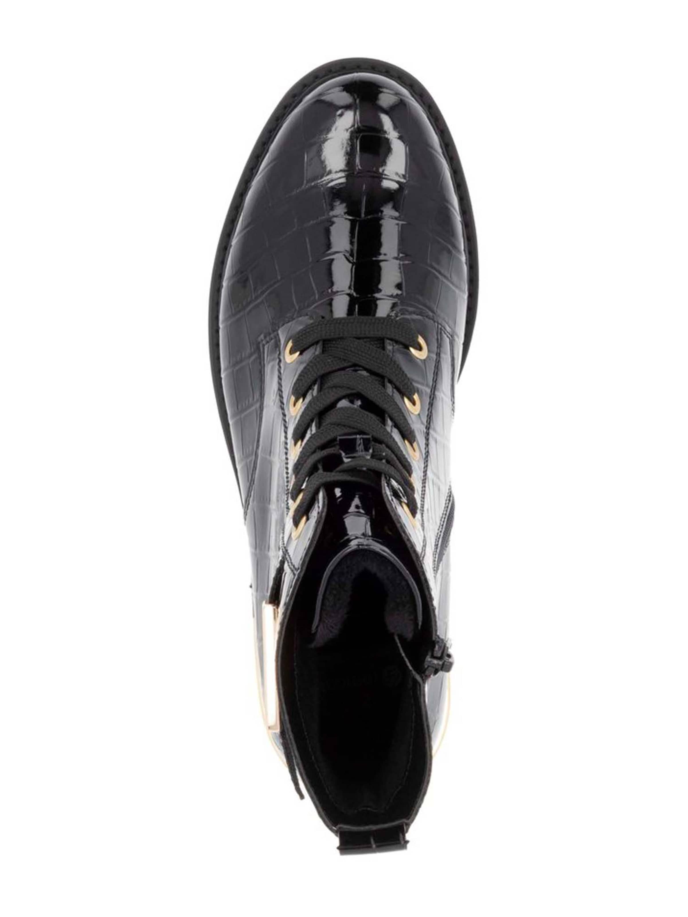 REMONTE Snørestøvletter i sort