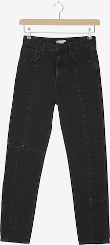 H&M Slim Fit Jeans 25-26 in Schwarz: predná strana