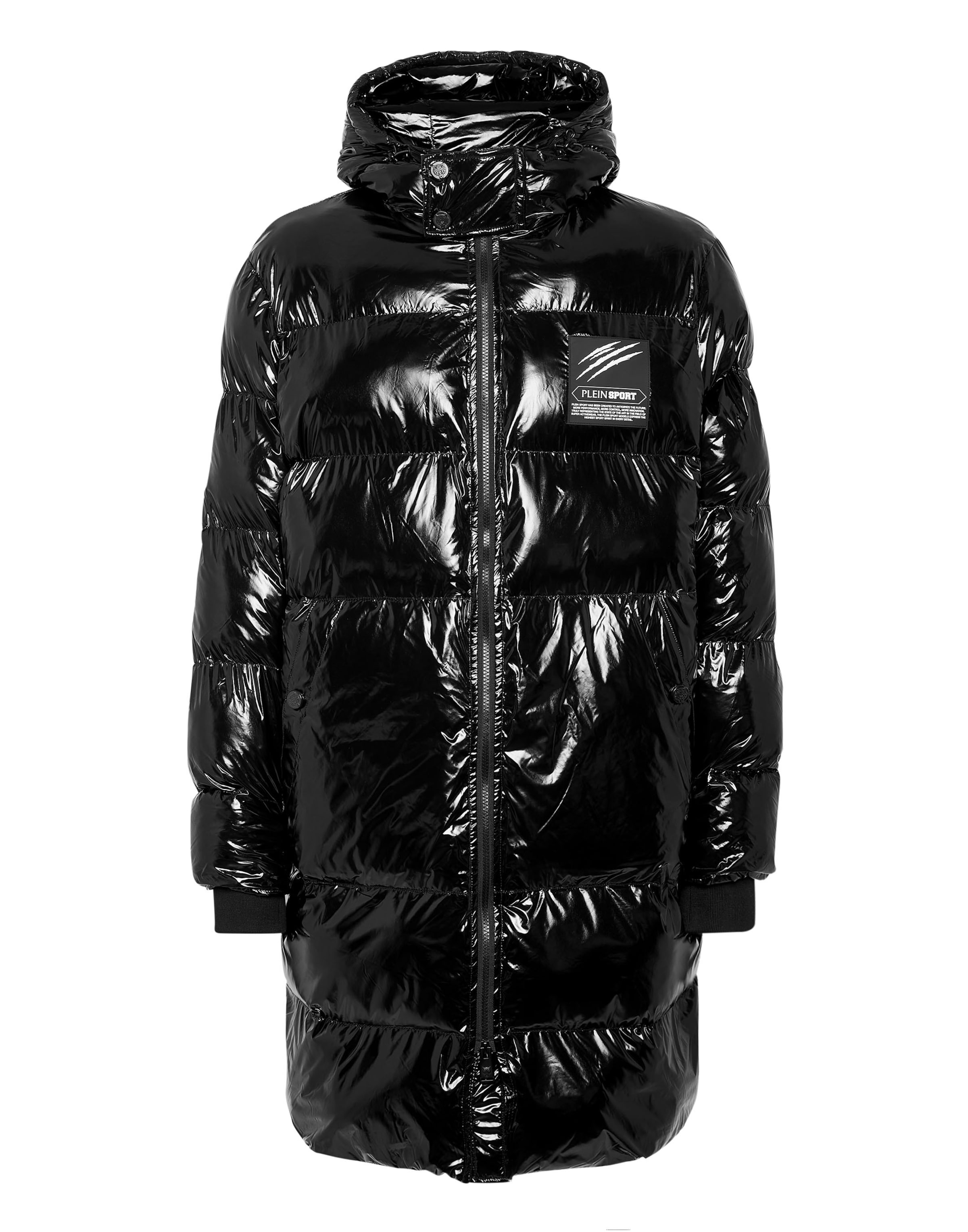 Plein Sport Winter jacket in Black: front