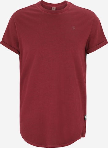 T-Shirt G-Star RAW en rouge : devant