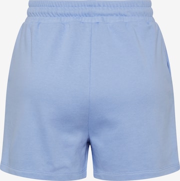 PIECES Regular Shorts 'Chilli' in Blau