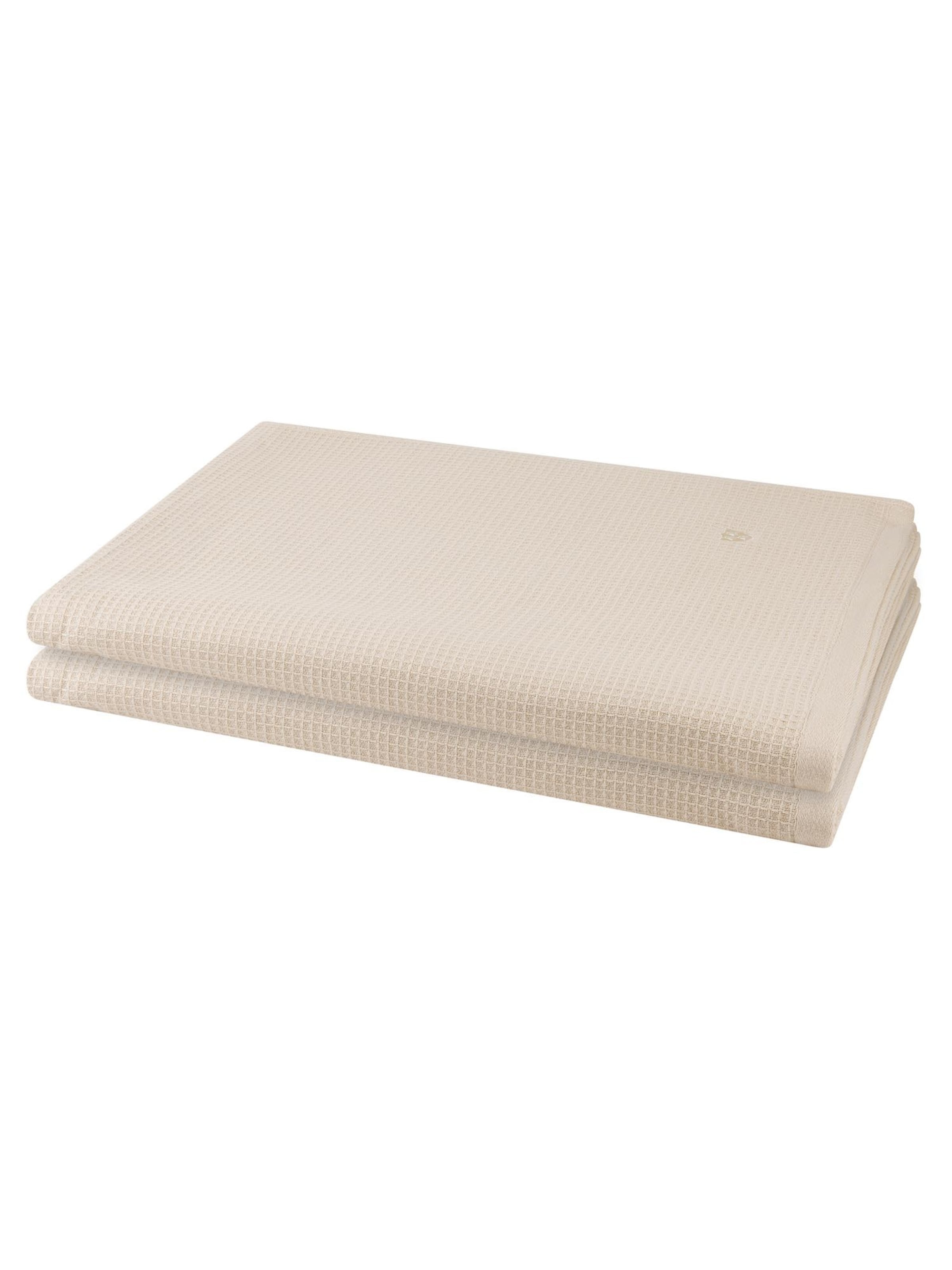 ROSS Towel 'Pique' in Beige: front