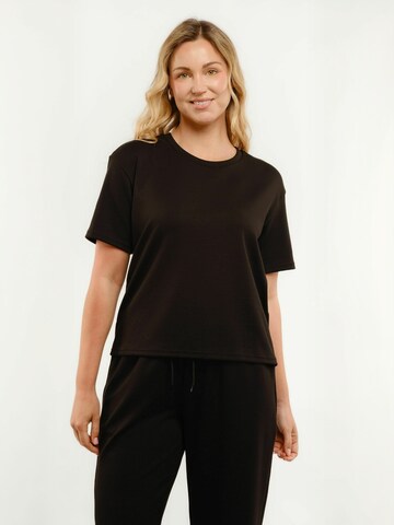 T-shirt 'Henny' Liberte Essentiel en noir : devant