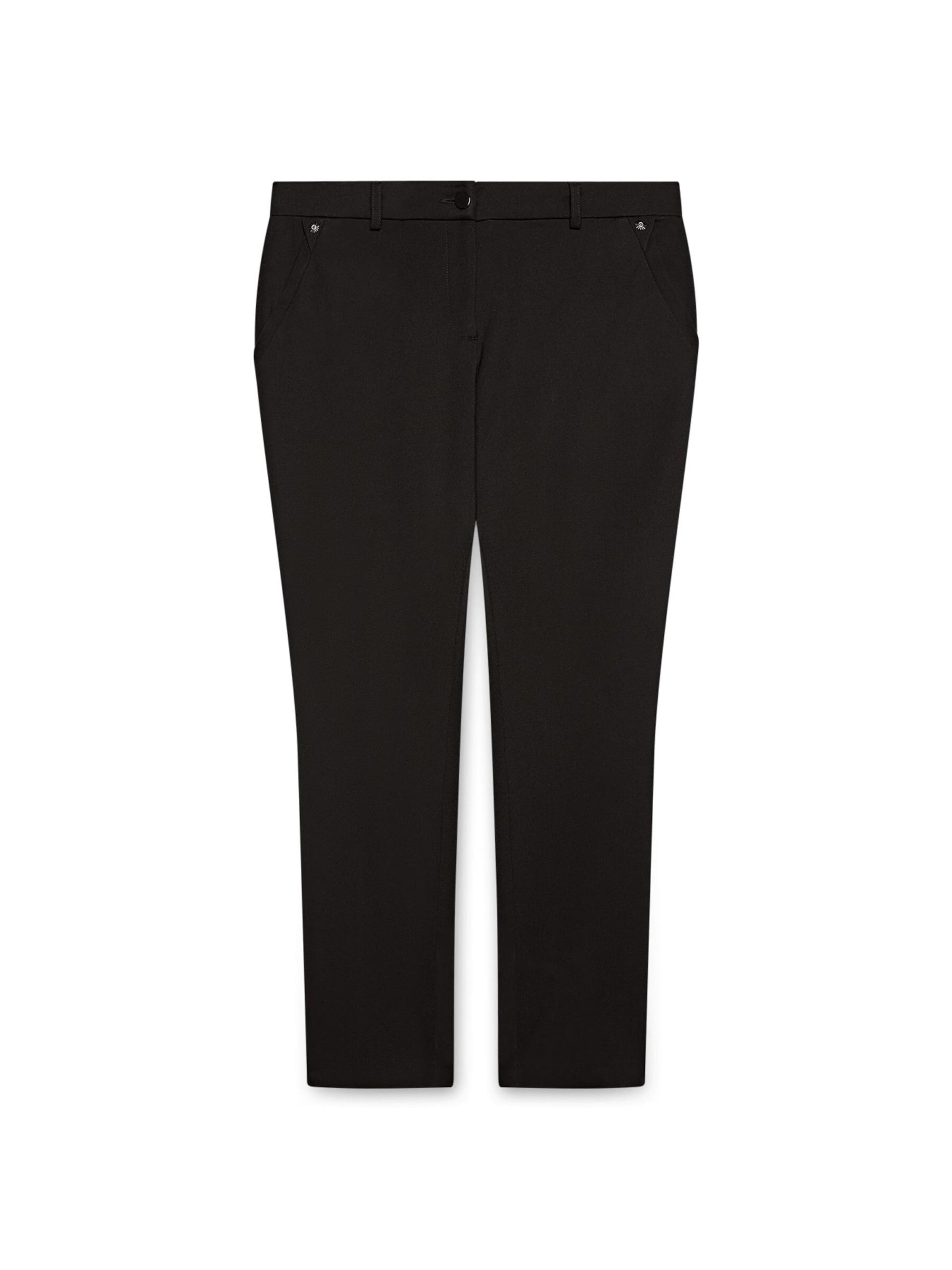 Regular Pantalon Fiorella Rubino en noir : devant