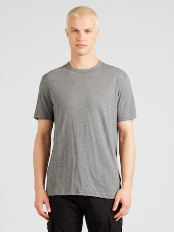 BOSS Тениска 'Tegood' в сиво: отпред