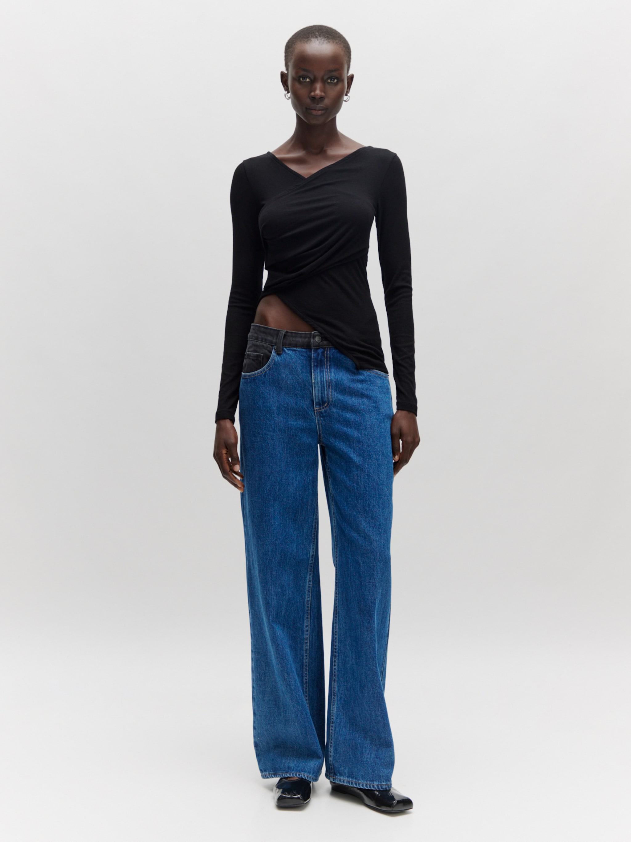 EDITED Producten Shirt 'Rahel' Zwart