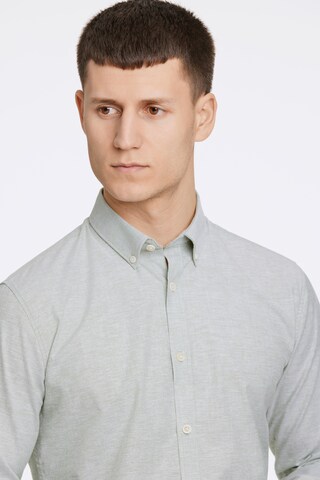Lindbergh Slim fit Button Up Shirt in Grey