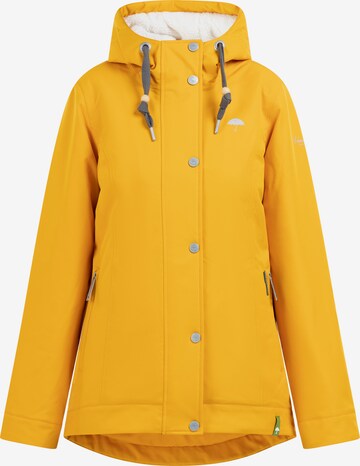 Veste d’hiver Schmuddelwedda en jaune : devant