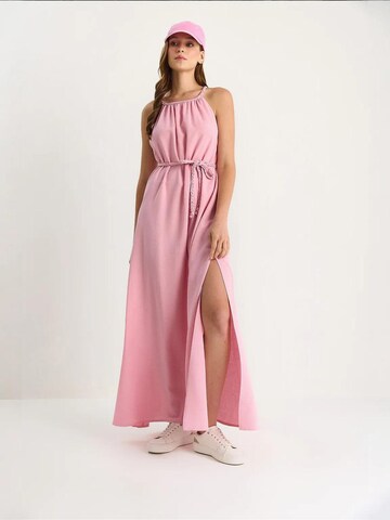 Bianco Lucci Kleid 'Midi'‌‌‌‌‌‌‌‌‌‌ in Pink