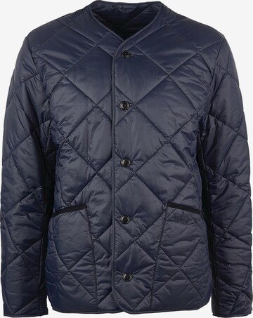 Barbour Tussenjas 'Liddesdale' in Blauw: voorkant