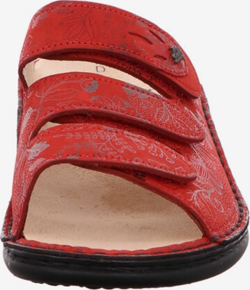 Finn Comfort Mules in Red