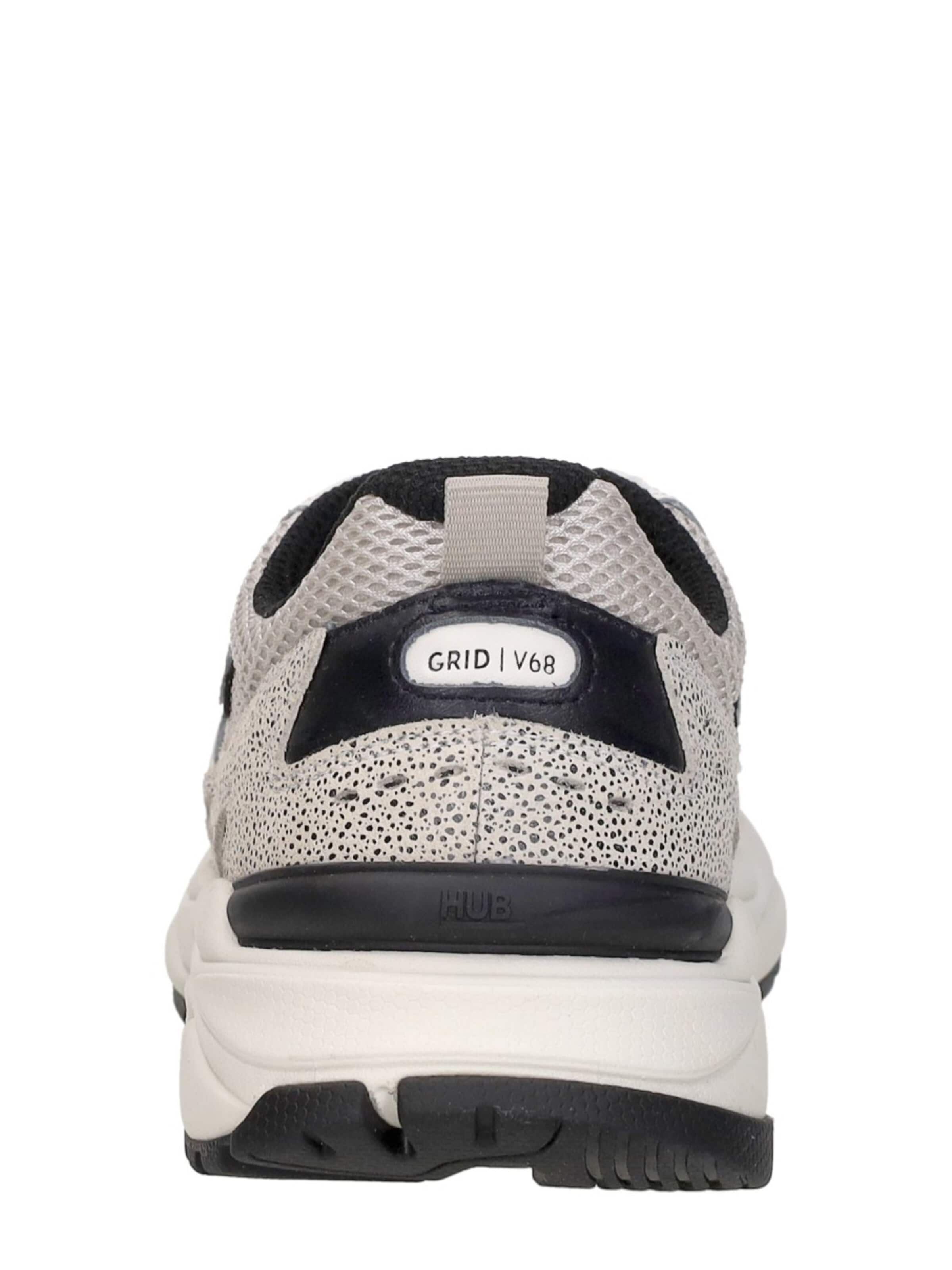 HUB Sneakers laag 'Grid' in Wit