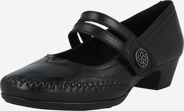 JANA Лодочки в Черный: спереди