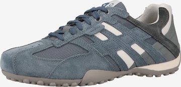 Sneaker bassa 'Uomo Snake' di GEOX in blu: frontale
