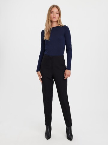 Effilé Pantalon à plis 'Sandy' VERO MODA en noir