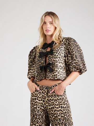 co'couture Bluse in Braun: Vorderseite
