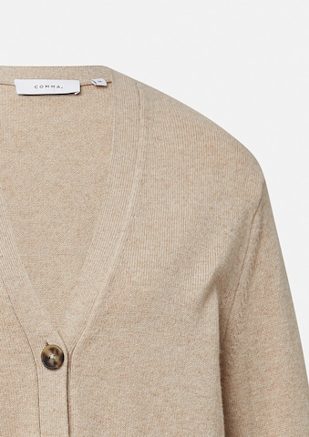 COMMA Gebreid vest in Beige