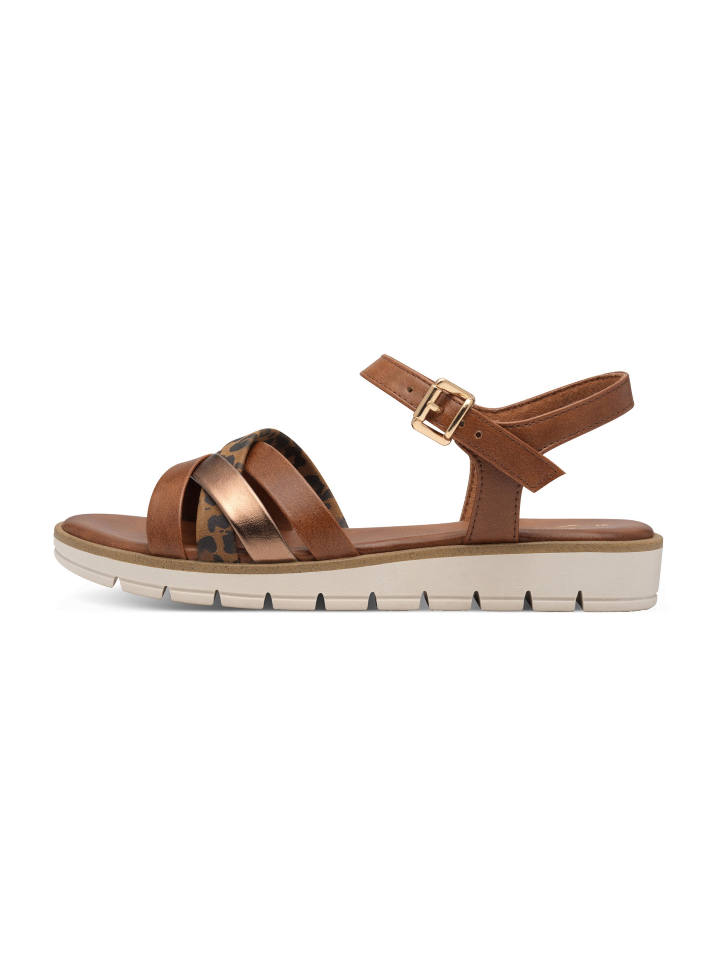 MARCO TOZZI Sandalen met riem in Bruin