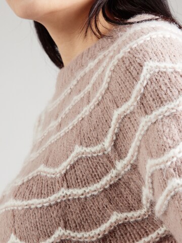 VERO MODA Sweater 'CHARMAINE' in Brown