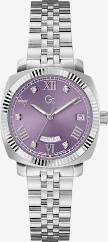 Orologio analogico 'Flair Coussin Lady' di Gc in argento: frontale