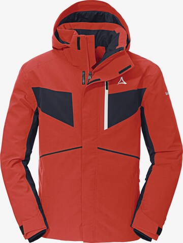 Schöffel Outdoor jacket in Red: front