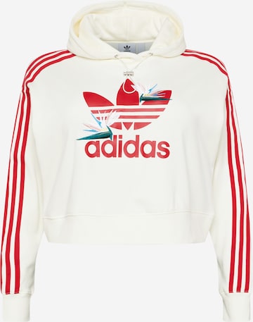 ADIDAS ORIGINALS Суичър 'Thebe Magugu ' в бяло: отпред