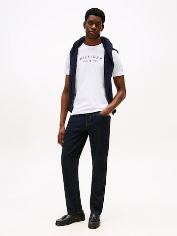 balta TOMMY HILFIGER Marškinėliai 'FATHERS DAY'