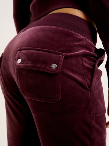 Juicy Couture Bootcut Hose in Rot