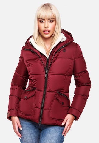 NAVAHOO Winter jacket 'Megan' in Red: front