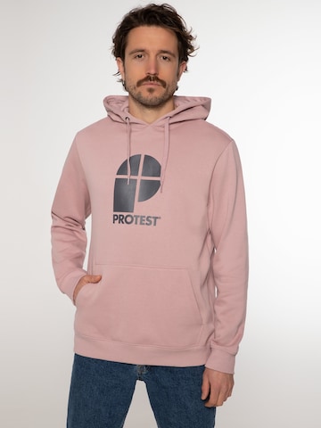 PROTEST Pullover 'CLASSIC LOGO HOODY'‌‌‌ in Pink: Vorderseite