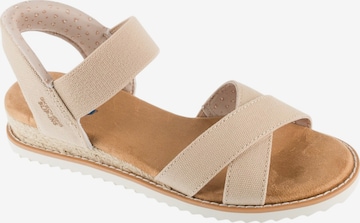 Sandales 'Skechers Desert Kiss' SKECHERS en beige : devant