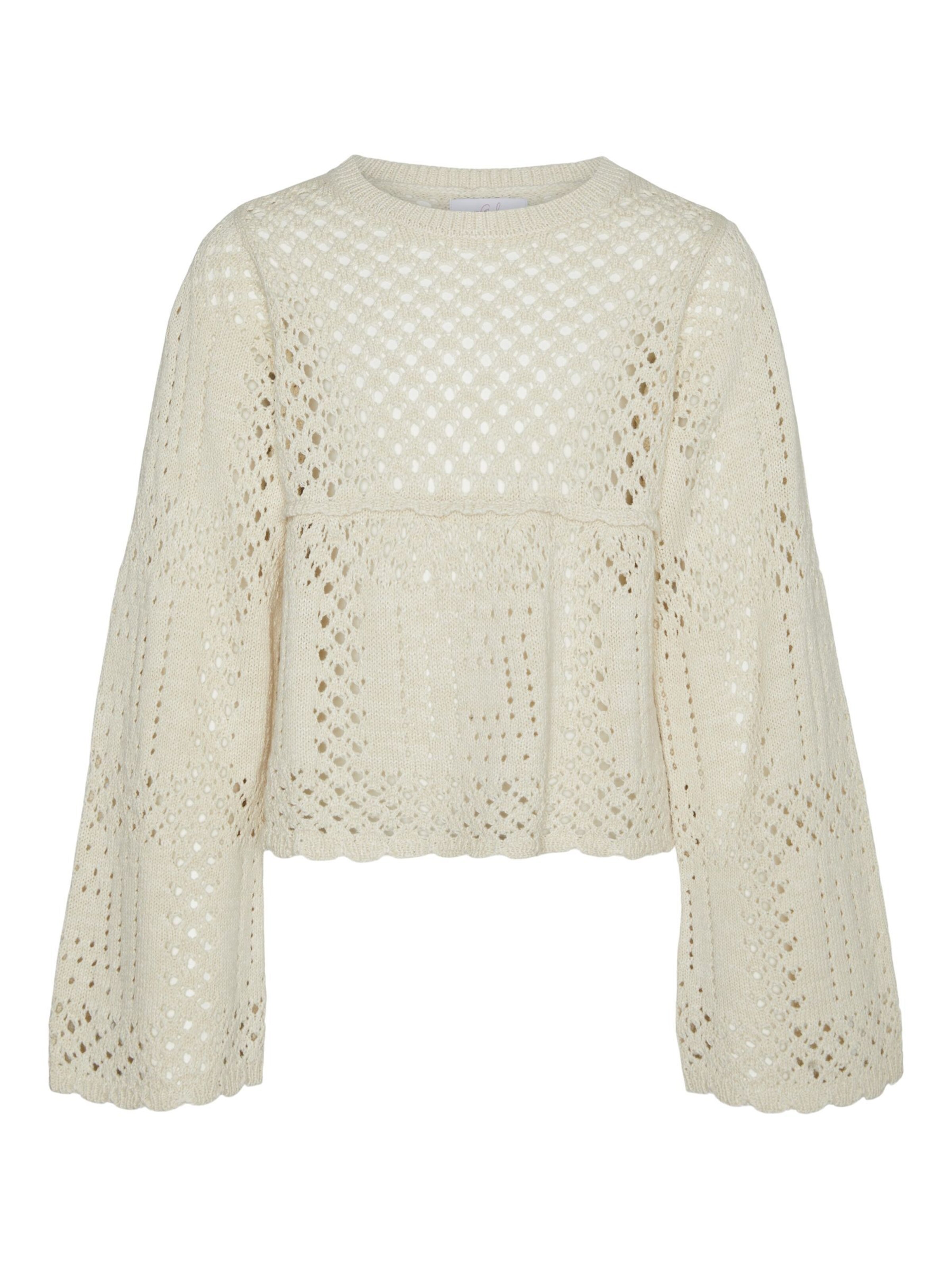 Vero Moda Girl Pullover 'MINNA' i beige: forside