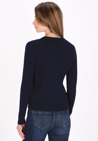 DreiMaster Maritim Gebreid vest in Blauw