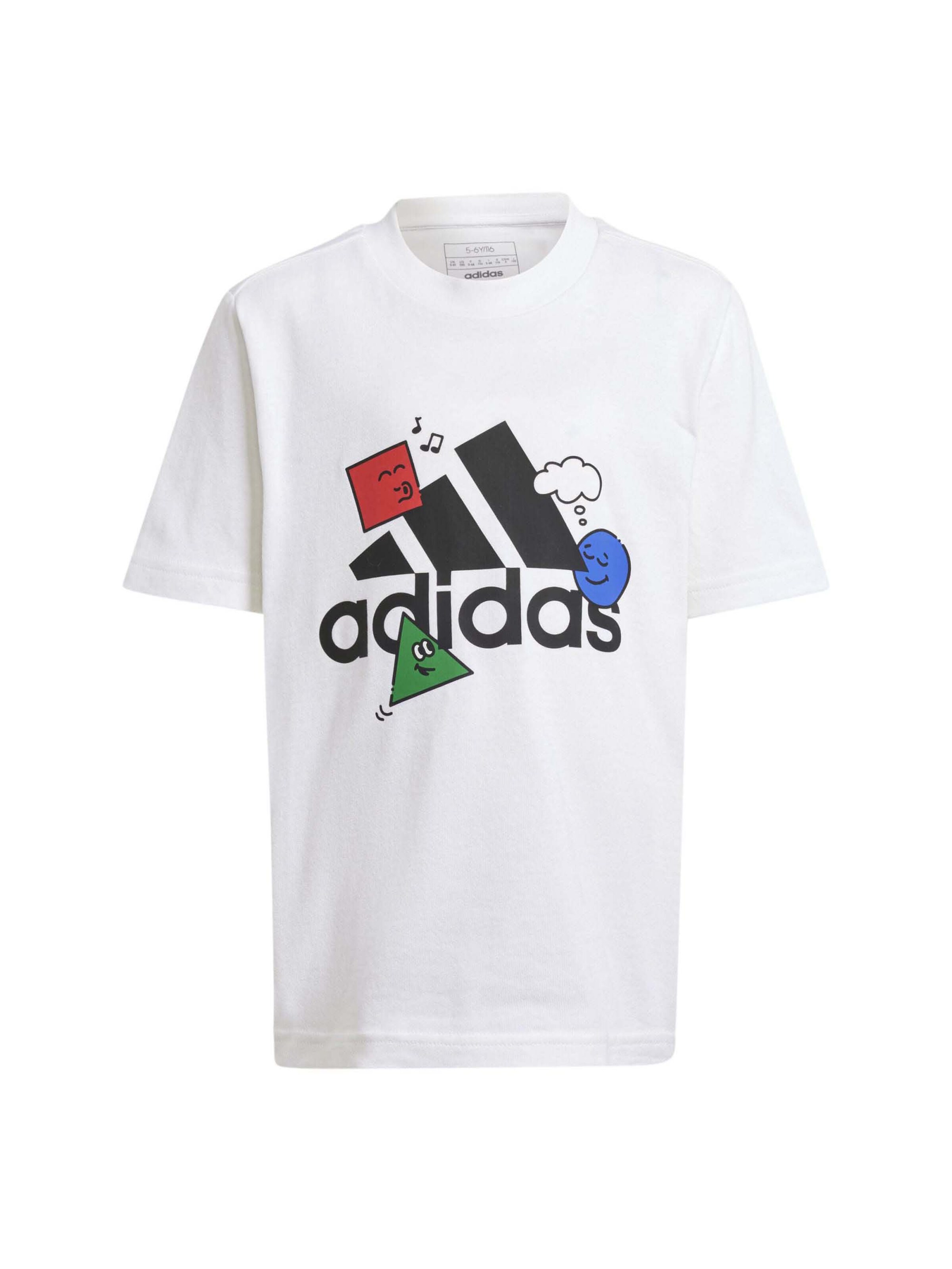 T-Shirt fonctionnel ADIDAS SPORTSWEAR en blanc : devant
