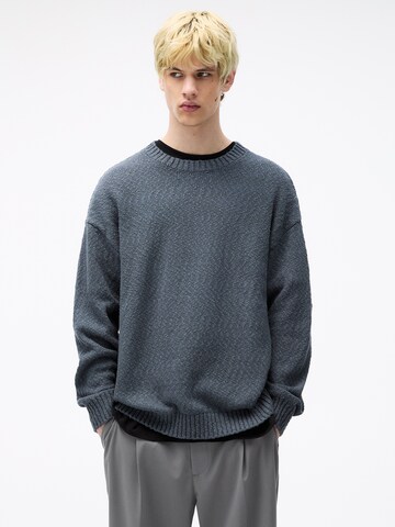 Pull-over Pull&Bear en bleu : devant